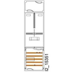 Siemens 8GS60023 Schnellmontagebausatz H=900, B1, für Photovoltaik TNS Netz (für Ferraris-Zähler)