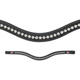 Kieffer Stirnband FlexiLoop Crystal Clear Warmblut Schwarz