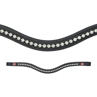 Kieffer Stirnband FlexiLoop Crystal Clear Warmblut Schwarz