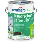 Remmers Öl-Farbe [eco] tabakbraun, 2,5 Liter, Öko Farbe für Holz innen und außen, mit 3fach Schutz, nachhaltig, umweltfreundlich