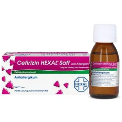 Cetirizin HEXAL Saft bei Allergien 1mg/ml