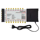 Premium X PremiumX PXMS 5/16 Multischalter mit Netzteil Multiswitch 1 SAT für 16 Teilnehmer
