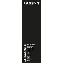 CANSON Skizzenbuch Softcover A5/20BL schwarz C31200L051 Graduate