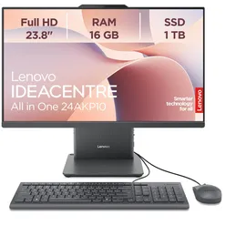Lenovo IdeaCentre All-In-One PC 23,8" Full HD Touchscreen AMD Ryzen 5 220 3,8 GHz 16 GB RAM 1 TB SSD AMD Radeon Grafik Win 11