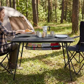 Tectake Campingtisch Bastian Schwarz