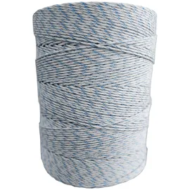 ZGM Weidezaunlitze Premium 200 m Weiß/Blau