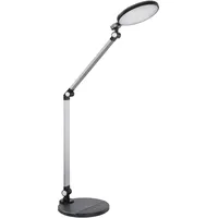 GLOBO LED-Schreibtischleuchte Konsti Schwarz/Alu max. 10 Watt Schreibtischlampe