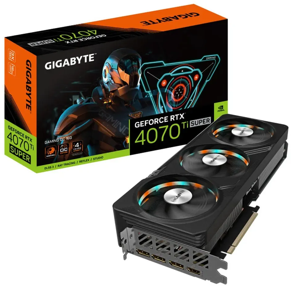 Grafikkarte Gigabyte GV-N407TSGAMING OC-16GD G (3 Stück)