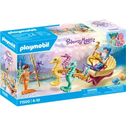 PLAYMOBIL 71500 - Princess Magic - Meeresbewohner mit Seepferdchenkutsche