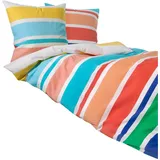 Traumschlaf Greenville Gestreift Bunt 155 x 220 cm + 80 x 80 cm