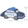 Relaxdays Pinata Polizei HxBxT: 22 x 50 x 16 cm Blau