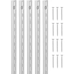 VEVOR Regalschiene 990mm 10er-Pack verstellbare Wandregal-Pilaster aus Stahl