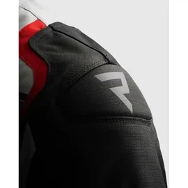 Rebelhorn Borg 2 Motorradjacke Schwarz/Grau/Rot L