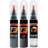 FIRANTO Lackstift Autolack Reparaturset für Alfa Romeo 035/B Grigio Vesuvio - 3-in-1 Autolack Kratzer Reparaturstift 15ml Grundierung, Klarlack