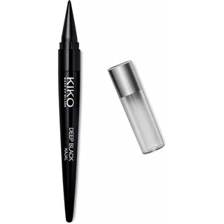 KIKO Milano Deep Black Kajal, Kajal Mit Weicher, Zart Schmelzender Textur