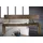 Massivmoebel24 Holzbank Sheesham Grau Geölt 160 x 35 x 76 cm