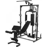 GORILLA SPORTS® Kraftstation Fitnessstation Fitnessgerät Multigym Hantelbank