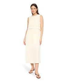 Cartoon Druckkleid A-Linie Beige 46