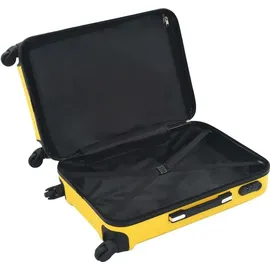 vidaXL Koffer-Set 3-tlg. gelb/gelb