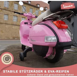 ACTIONBIKES MOTORS Vespa Kinder Elektro Roller pink (Lizenziert)