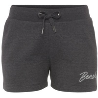 Bench. Loungewear Relaxshorts Damen anthrazit meliert Gr.44/46