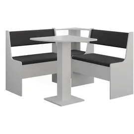 Vicco Eckbankgruppe Roman, Weiß, 60 x 60 cm,
