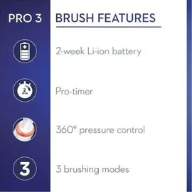 Oral B Pro 3 3900 + 2. Handstück Black-Rosegold Edition