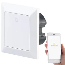 Luminea Home Control Lichttaster mit WLAN, App, kompat. zu Siri, Alexa & Google Assistant