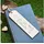 Spruchreif Lesezeichen Holz mit Gravur Lederband Beige