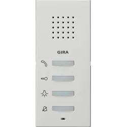 Gira 125027 Wohnungsstation AP System 55 Reinweiß m