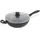 Russell Hobbs RH02812EU7 Metallic Marble Wok - Antihaftpfanne, Familienpfanne sautieren, 28cm große Universal-Kochpfanne, Deckel aus gehärtetem Glas mit Dampfbelüftung, geeignet für Induktionskochfeld