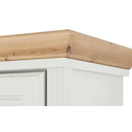 Möbel Kraft Hängeschrank Artisan Eiche 48 x 75 x 33 cm Weiß