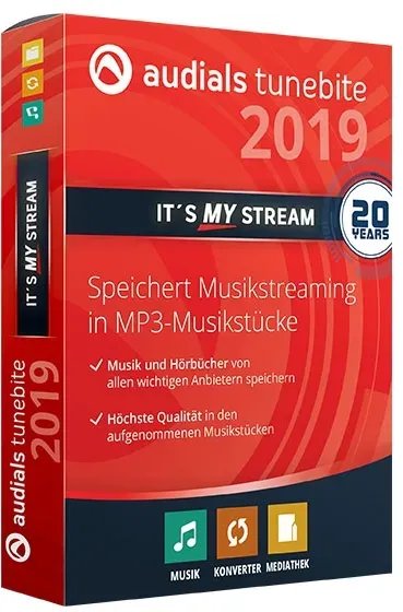 Logiciel de musique premium Audials Tunebite 2019, [téléchargement] [livraison immédiate].