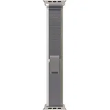Apple Watch Ultra Trail Loop 49 mm Grün/Grau Titan Natur S/M