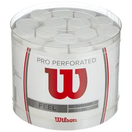 Wilson Pro Overgrip Perforated, weiß, 60 Stück, WRZ4008WH