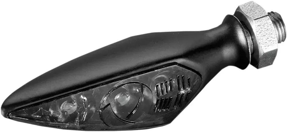 Kellermann Rhombus S Dark Front-rightont-left/rear-right Blinker Für Motorräder - Black - One Size