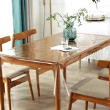 Yuragim Tischfolie Transparent 140 x 220cm Tischdecke Durchsichtig Outdoor Tischschutz Transparente Tischtuch Durchsichtige 0.18mm Tischdecke Abwaschbar PVC Plastik-Tischdecken Folie Tischschutzfolie