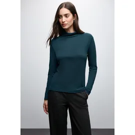 STREET ONE Rollkragenshirt blau 34