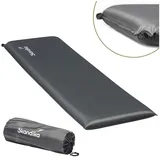 Skandika Easy Isomatte Single | 10 cm dick, selbstaufblasend, leicht, faltbar, selbstfüllender Schaumstoff, Campingunterlage, Gästematratze, Luftmatratze | Camping, Outdoor, Zelt, Auto