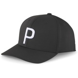 Puma P Cap Verschluss, PUMA Black-White Glow, Einheitsgröße EU