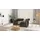 s-style möbel Chesterfield Couch Kunstleder 3-Sitzer + 2-Sitzer + Sessel Schwarz