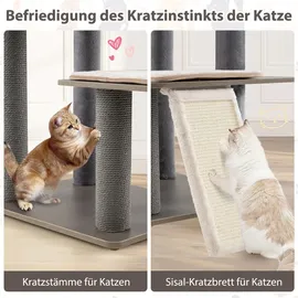 Costway Kratzbaum 171 cm grau
