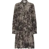 Kaffe Kleid Blusenkleid Braun 44