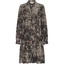 Kaffe Kleid Blusenkleid Braun 44