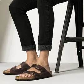 Birkenstock Arizona Nubukleder geölt schmal habana 37