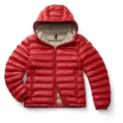 Blauer für Damen. 24WBLDC03047 Kastanienbrauner Kamelien-Wellen-Duffle-Mantel (S), Lässig, Nylon