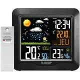 LA CROSSE TECHNOLOGY - WS6820 Funk-Wetterstation mit farbigem LCD-Display – Schwarz