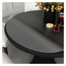 vidaXL Tischfolie Matt Ø 100 cm 2 mm Grau