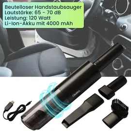 casativo Akku-Handstaubsauger schwarz