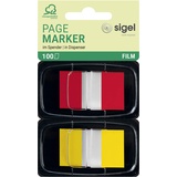 Sigel Z-Marker Haftmarker farbsortiert 2x 50 Streifen